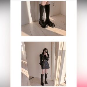 Codibook Black Knee High Boots